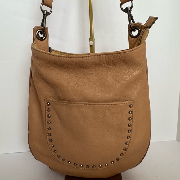 Sak Zinnia Beige Leather Front Stud Studded Pocket Purse - Picture 11 of 13